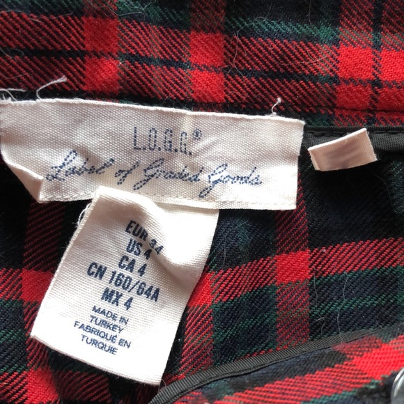 size 4 H&M Plaid Pants - Picture 6 of 8